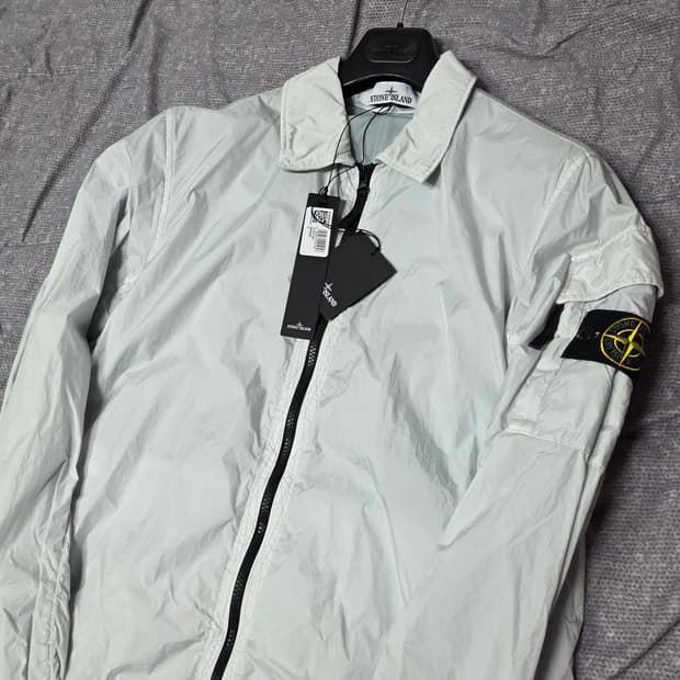 스톤아일랜드 크링클랩스 나일론 가먼트 다이드 Light grey (새상품