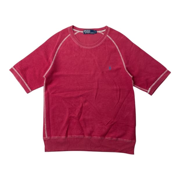 폴로 랄프로렌 일본 빈티지 타올 반팔티 M