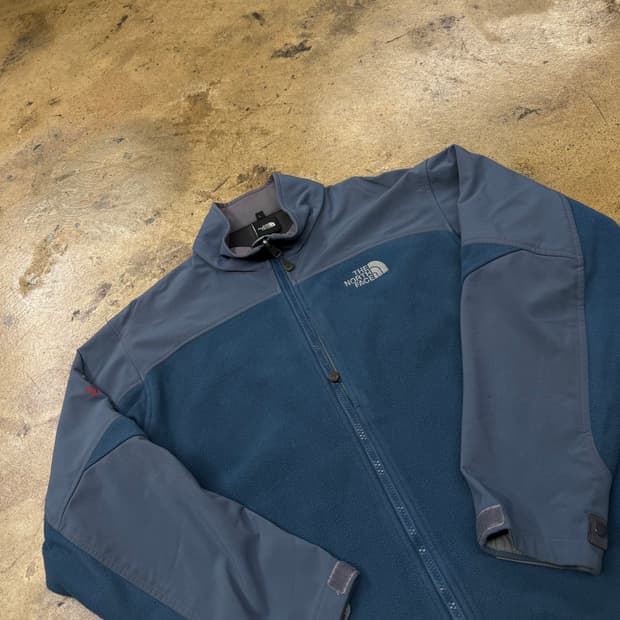 [정품/L] 노스페이스 폴리스 자켓 블루 그레이 b10