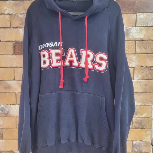 두산베어스 후드티 네이비 XL