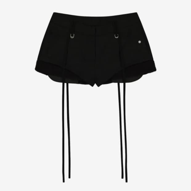 오호스 Micro Wool Shorts / Black