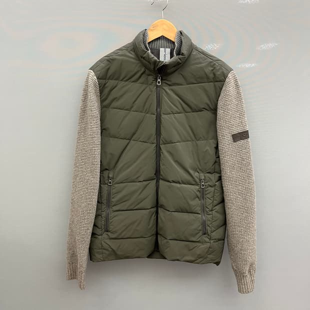 시리즈 경량 구스다운 니트패딩