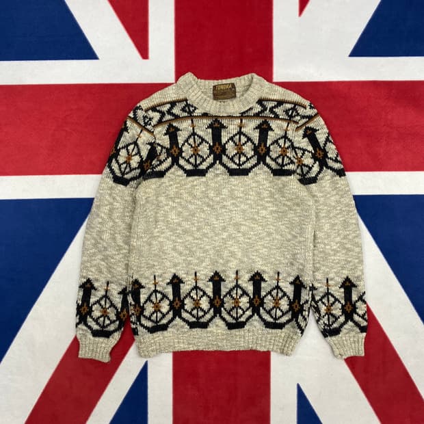 캐나다 버진울 니트 여성 M 