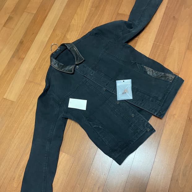 엑슬림 ep8 05 jacket 블랙 데님자켓 xlim L사이즈