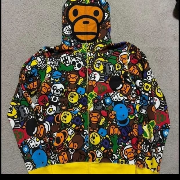 베이프마일로 후드집업 스포티에이드구매 