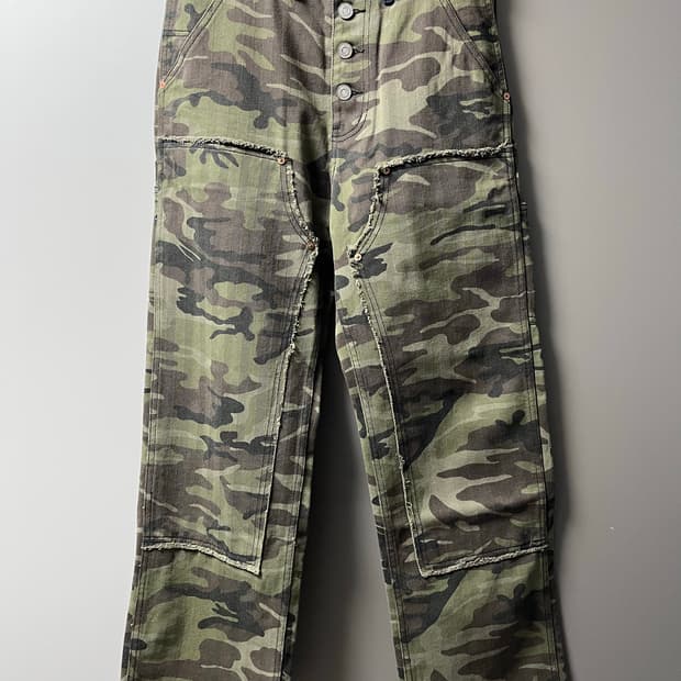 앤더슨벨 카모플라주 카펜터 진 apa578m, 28 Size