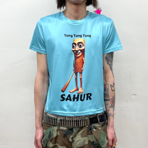 TUNG TUNG TUNG BLUE T-shirt