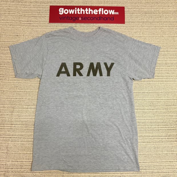 US ARMY 빈티지 미군 정품 아미 반팔티 | 상태 좋음