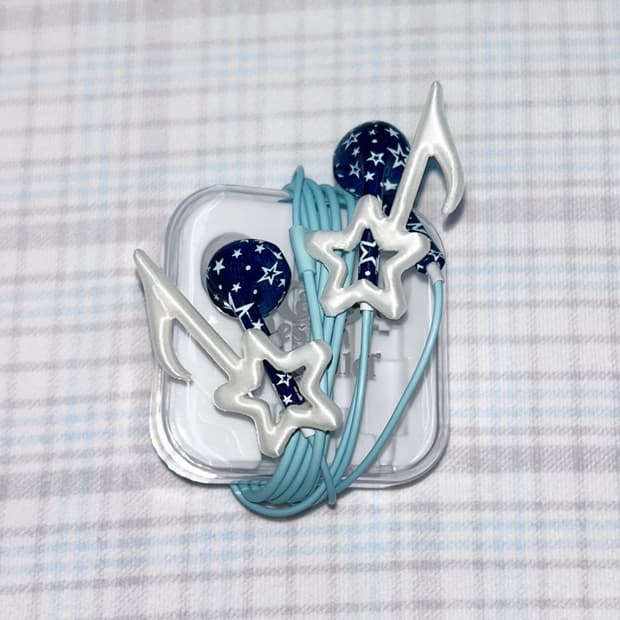 Cavish 카비쉬 이어폰+이어파츠 화이트