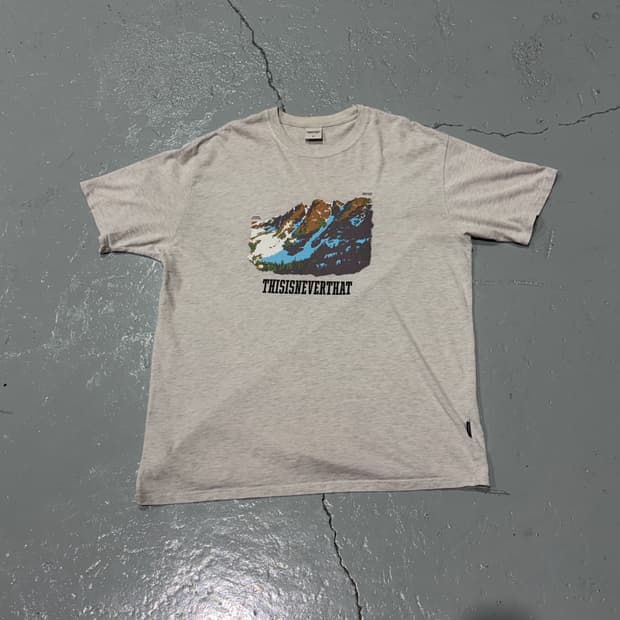20FW thisisneverthat Mountain TeeOatmeal