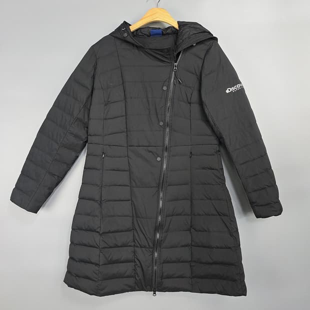 디스커버리 구스다운 롱패딩 여성 XXL