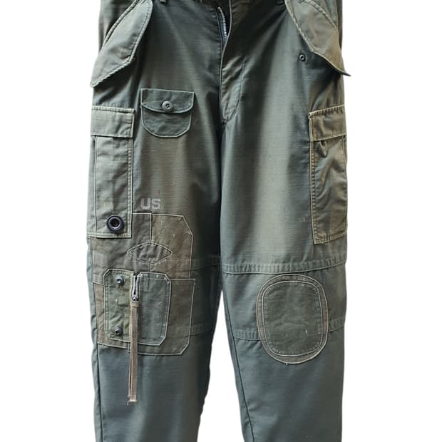 m-65팬츠 빈티지 커스텀 [초기형/ 사이드지퍼/ 썬페이딩]