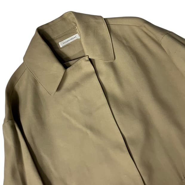 the CASHMERE 베이지 롱 트렌치 코트 M