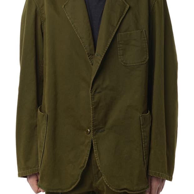 [1] 이얼즈어고 페이디드 몰스킨 스포츠 코트 더스티 카키 yearsag