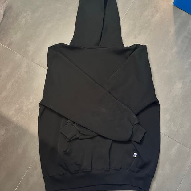 (Xl) 90s 러셀 후드 블랙 