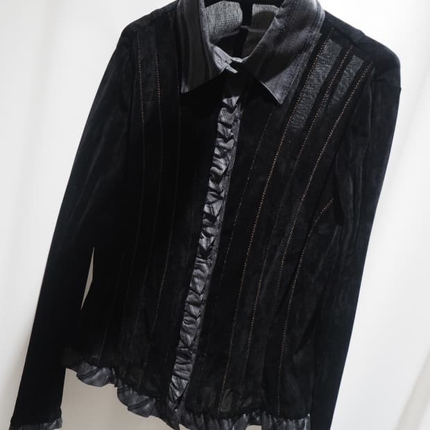 MITSUBOSHI DRESS velour shirt