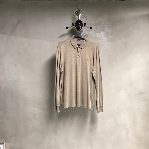 폴로 랄프로렌 PK 긴팔 카라티 베이지 L