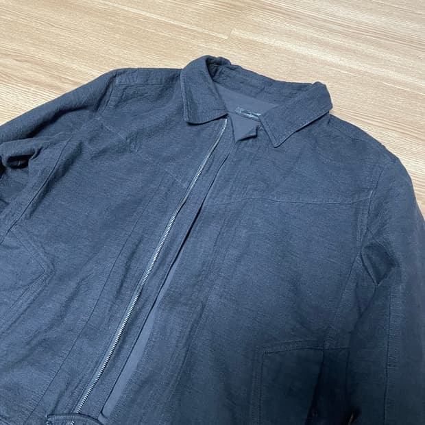 [L] blackmerle double sleeve blouson