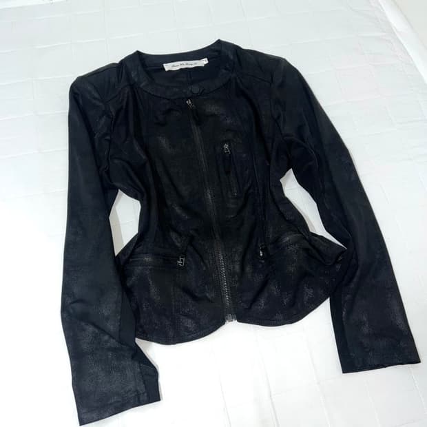 Black punk vintage jacket