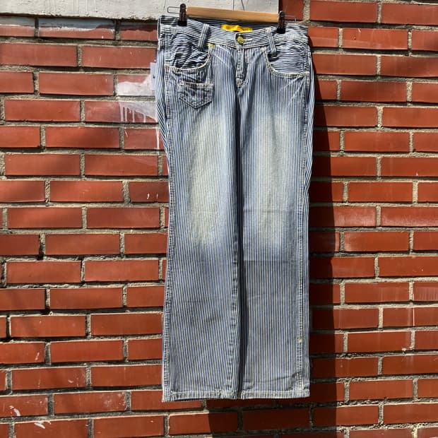 Levi’s San Francisco 스트라이프 와이드 팬츠 28