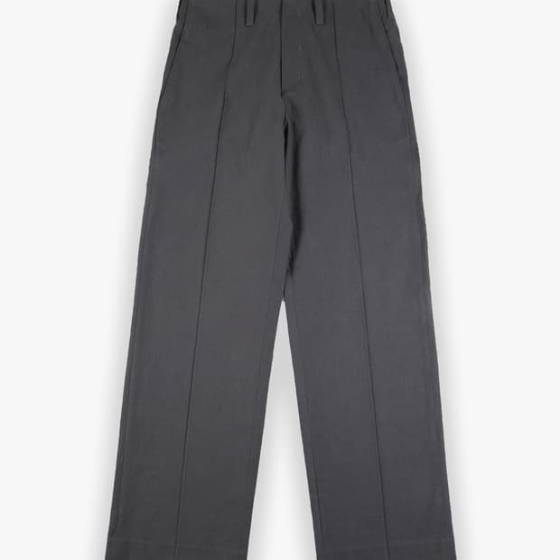 레스 les Stitch crease trouser (charcoal)