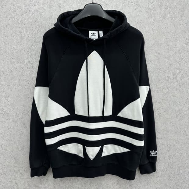 95 아디다스 빅로고 남자 루즈핏 후드티