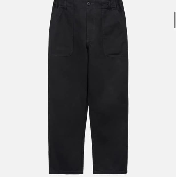 25fw 러프사이드 엘라스틱 퍼티그 팬츠 블랙 2사이즈