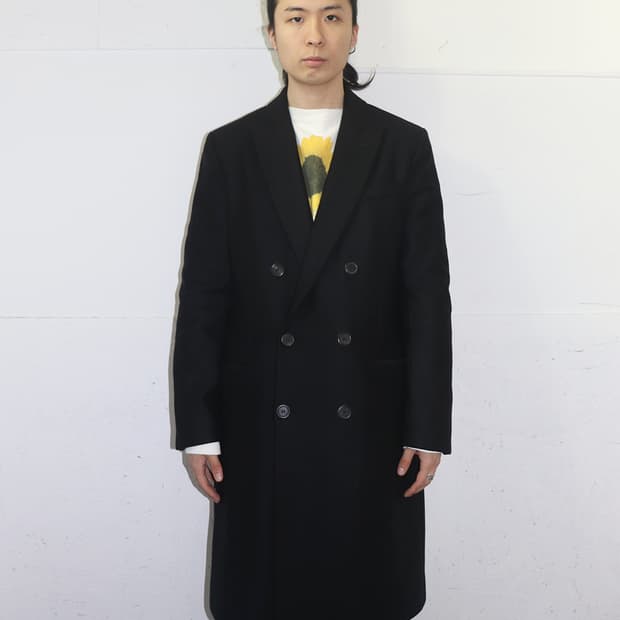 아미 15AW 더블 브레스티드 Tuskania 울 코트