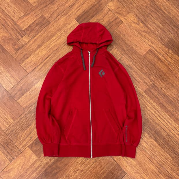 L(105) 블랙다이아몬드 오가닉 코튼 후드 집업 