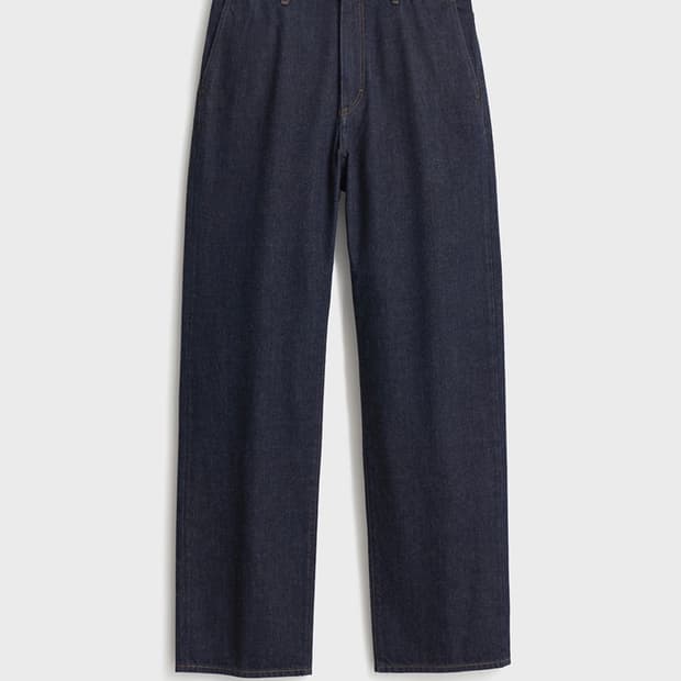 포터리 원워시드 스트레이트 데님 블루2 0사이즈