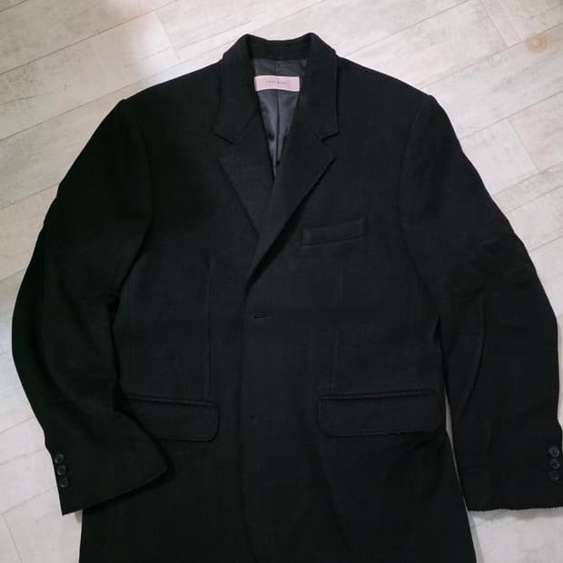 토니웩 울 캐시미어 커팅 블레이저 L