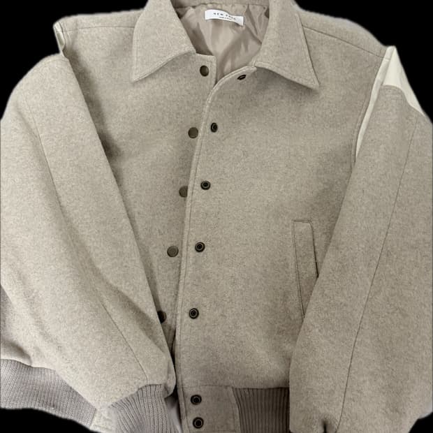 [W] 바시티 자켓