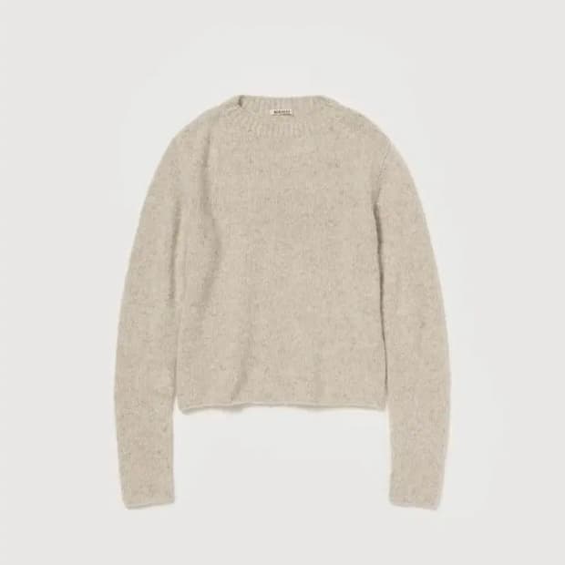 오라리 25AW 캐시미어 멜란지 니트 풀오버