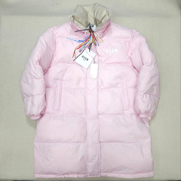 새상품 MSGM 미드 랭스 다운 패딩 40