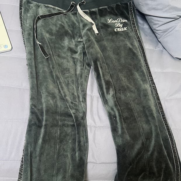 빈티지 벨벳 팬츠