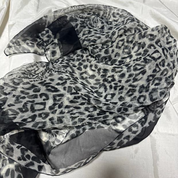 leopard scarf