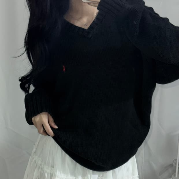 🐰폴로 레드포니 여리 아방 니트♥️