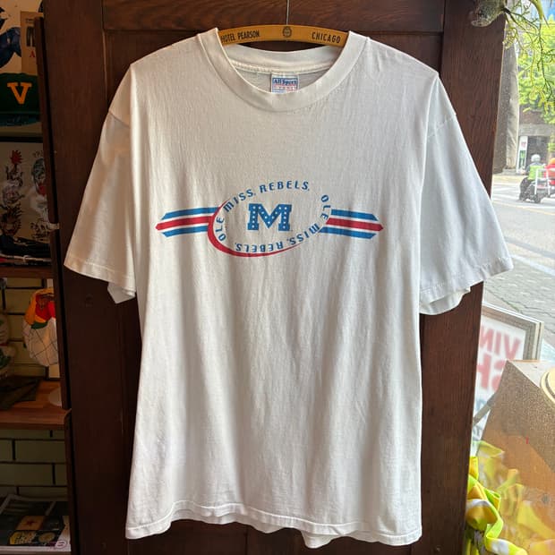 90s Ole Miss Rebels Graphic T-Shirt