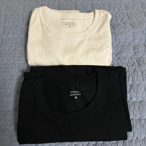 [3XL] 무신사 스탠다드 베이식 긴팔 티셔츠 2개 일괄 롱슬리브