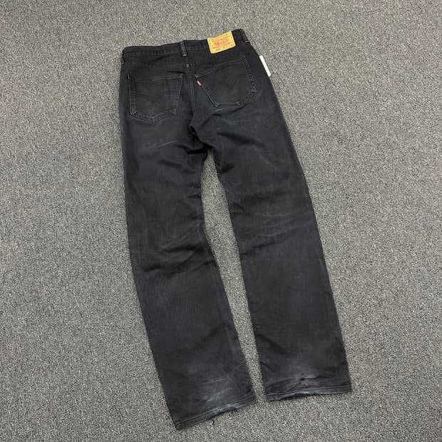 00s 리바이스 508 블랙진 데님팬츠