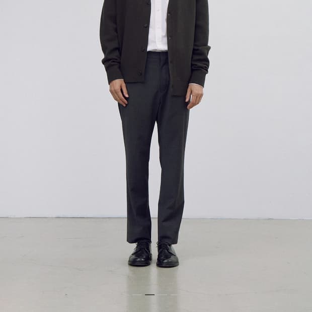 포터리 메리노울 컴포트 가디건 로덴 loden 3 105