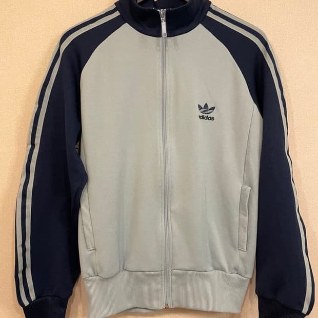 아디다스 파이어버드 트랙탑 져지 L 회색 네이비