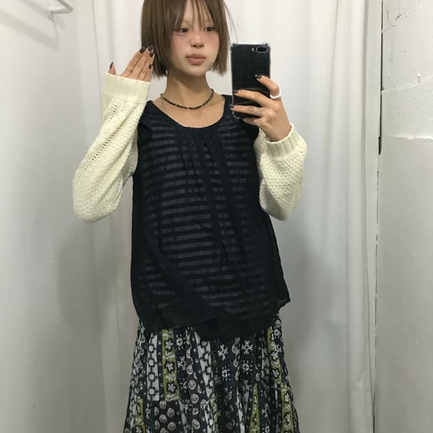 No. 네이비 히피 코디 Set