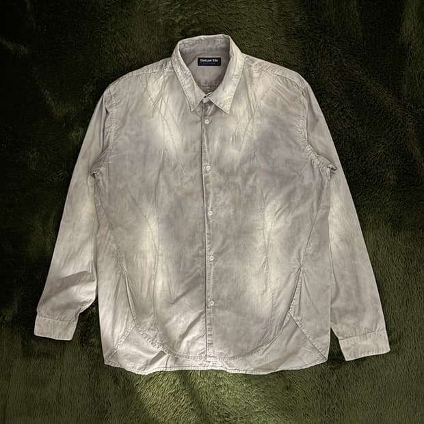 [XL] 코스트 퍼 킬로 블리치드 워싱 다트 셔츠 라이트 그레이