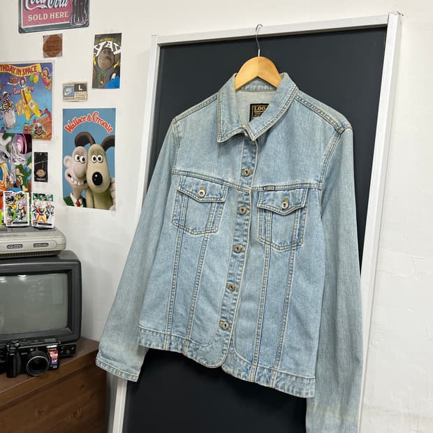 90s Lee 리 쌍방울 연청 트러커 데님 자켓