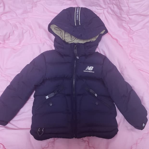 급처상태양호!뉴발란스 키즈 충전재 오리털 패딩아동복 나이키st아디다스스탈