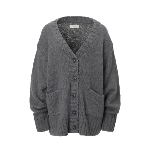 쓰리타임즈 루즈 피넛 가디건