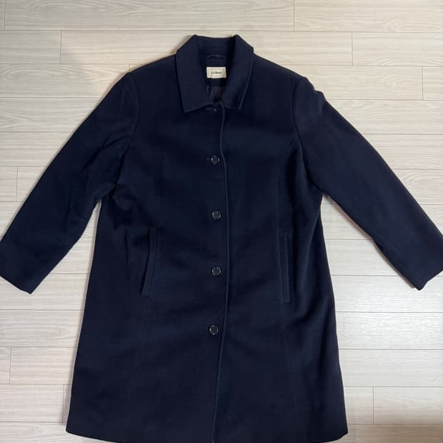 엘엘빈 L.L.Bean 네이비 싱글 울 코트 100~105사이즈