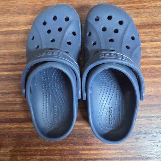 크록스 키즈 주니어 바야 클로그 네이비 c 13 190