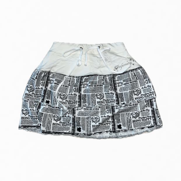 빈티지 Vintage Y2K Lettering Mini Skirt